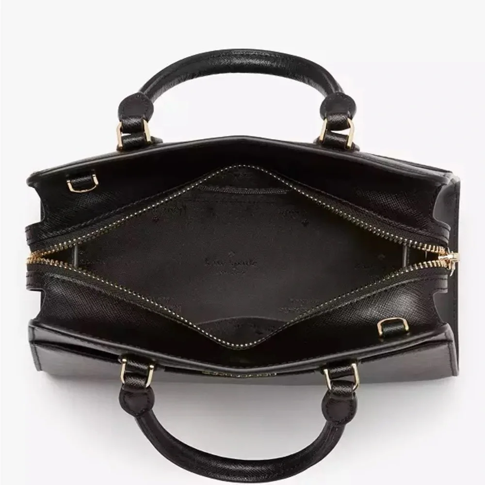 KATE SPADE Madison Saffiano Leather
(NWT
Small Satchel BLACK COLOR - Picture 5 of 13
